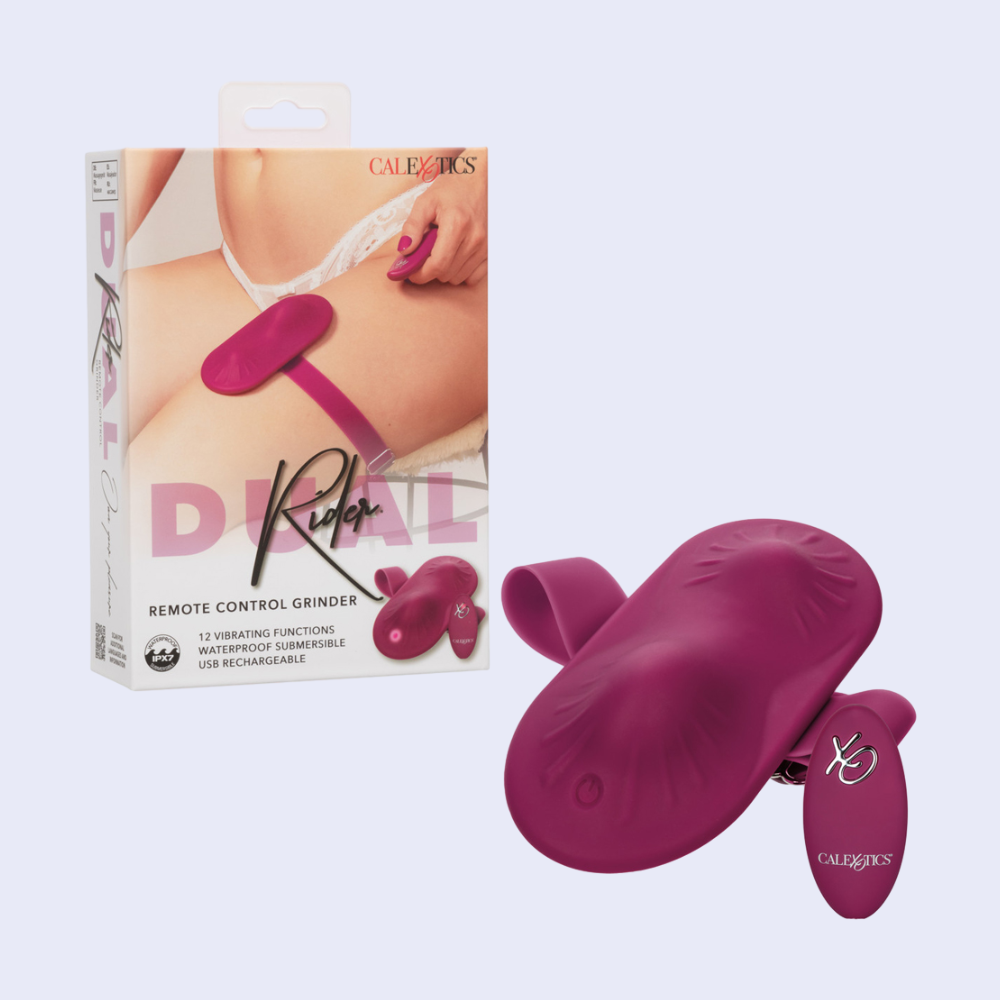 CalExotics Dual Rider Remote Control Grinder Vibrator - La Pepa