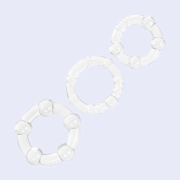 CalExotics Island Rings Beaded Cock Ring Set