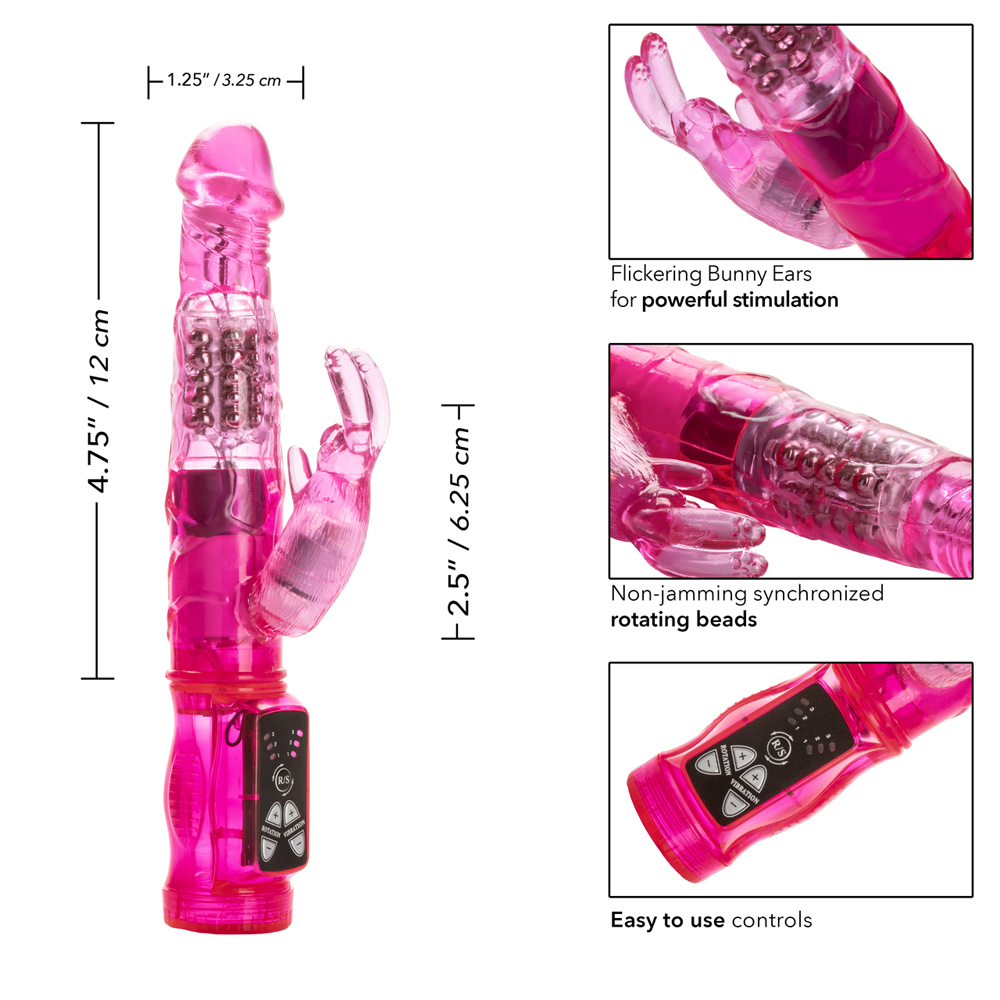 CalExotics Petite Jack Rabbit Rotating Rabbit Vibrator - La Pepa