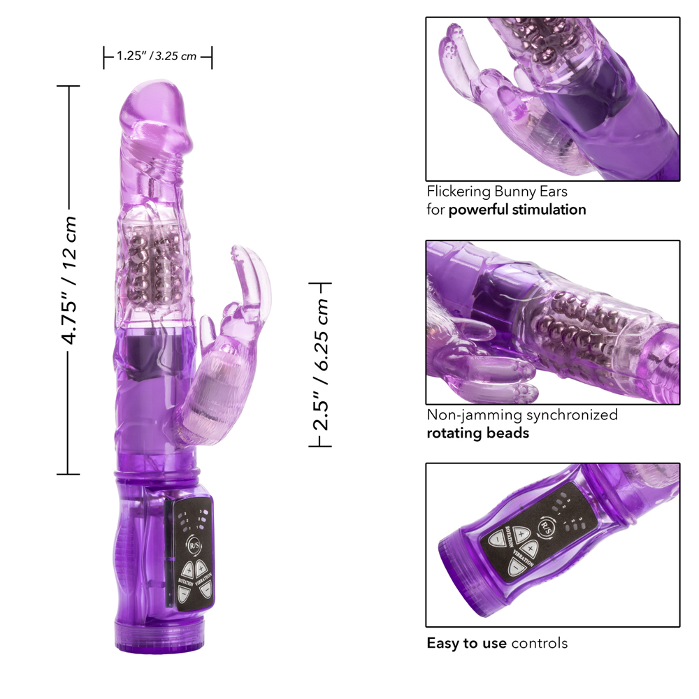 CalExotics Petite Jack Rabbit Rotating Rabbit Vibrator - La Pepa