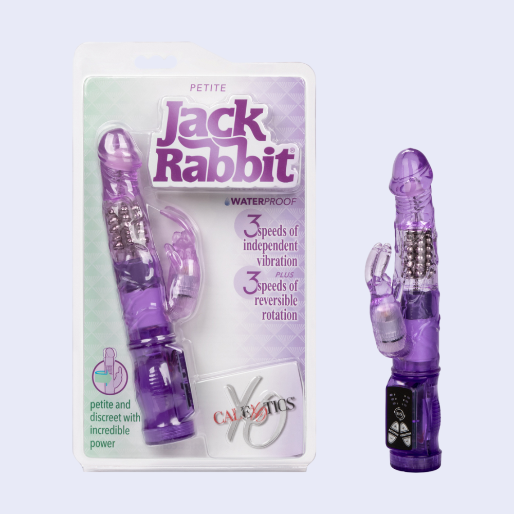 CalExotics Petite Jack Rabbit Rotating Rabbit Vibrator - La Pepa