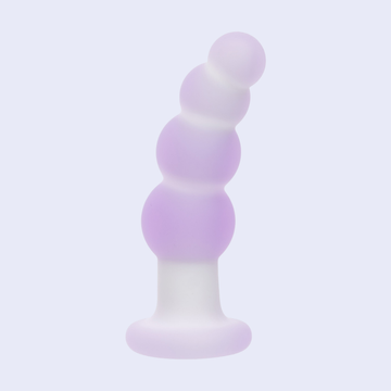 CalExotics Lavender Haze Beaded Curved Anal Probe