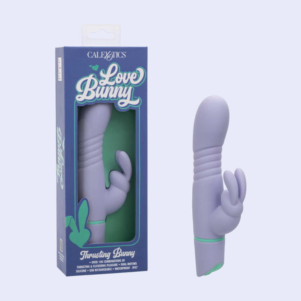 CalExotics Love Bunny Thrusting Rabbit Vibrator - La Pepa