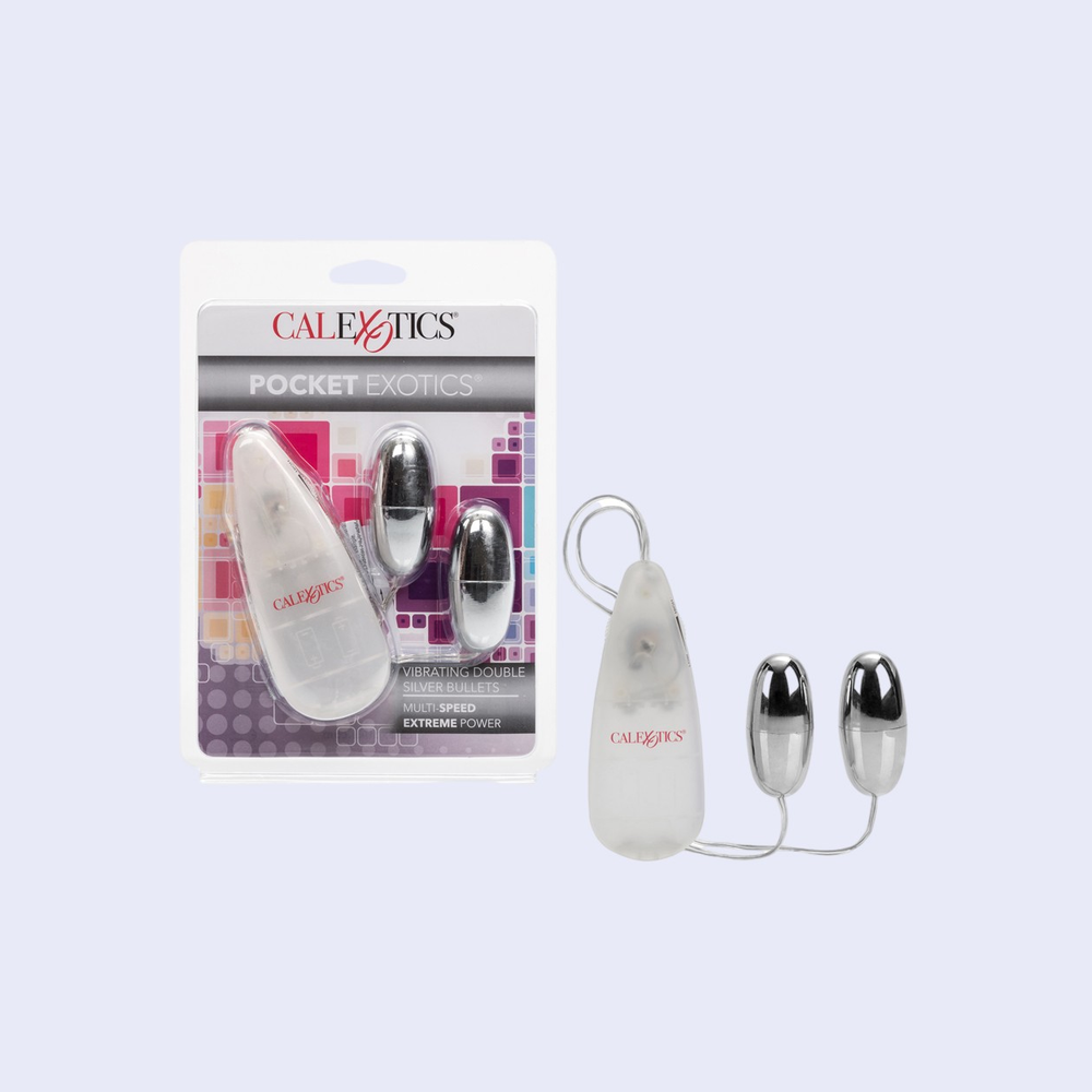 California Exotic Pocket Exotics Double Silver Bullets