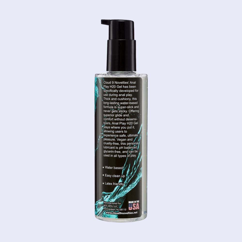 Cloud 9 H2O Water-Based Anal Play Gel - La Pepa