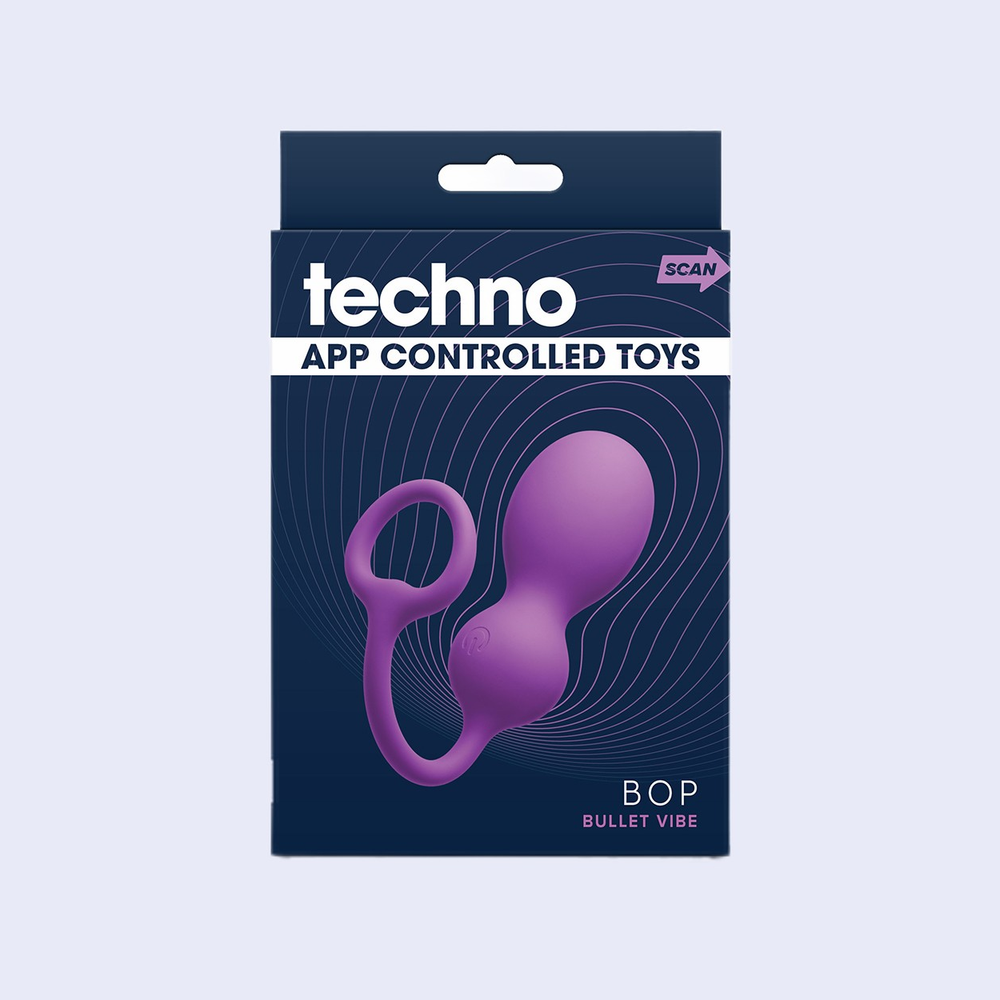 Techno Bop Violet App Controlled Vibrator
