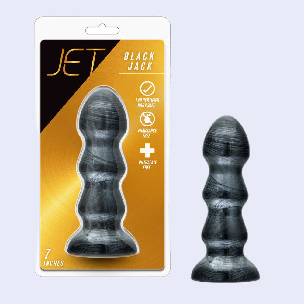 Jet Black Jack 7 Inch Anal Plug