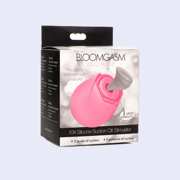 Bloomgasm Pink Rose 10X Air Pulse Vibrator