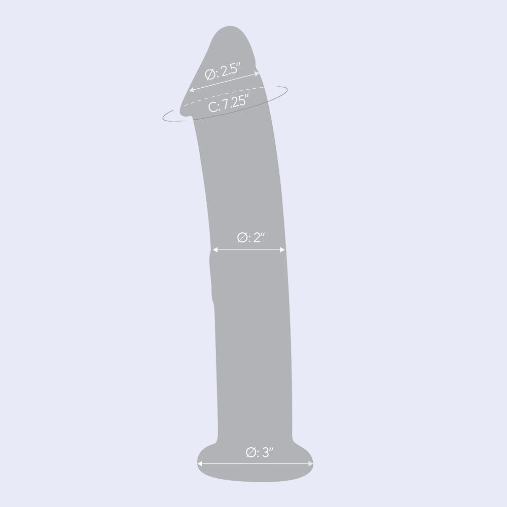 GLAS 12 Inch Glass Dildo