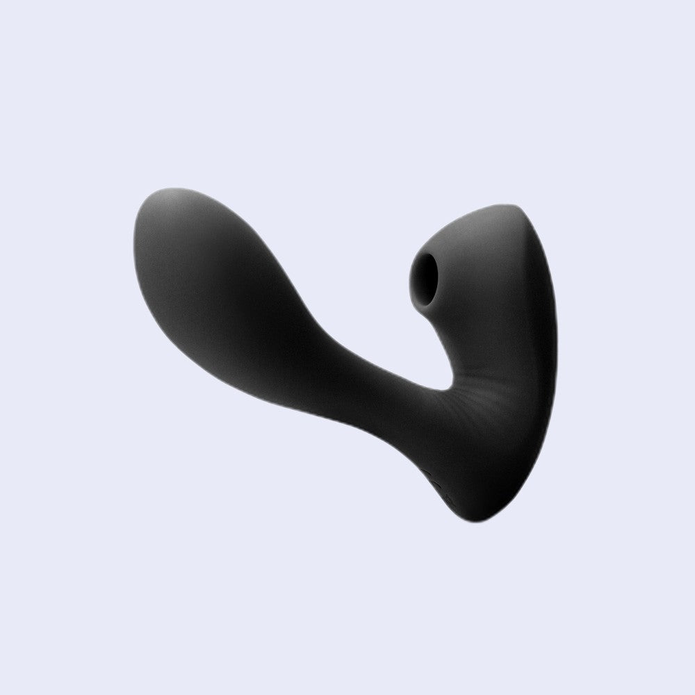 Inya Sonnet Black - Contoured G-Spot Vibrator with Air Pulse