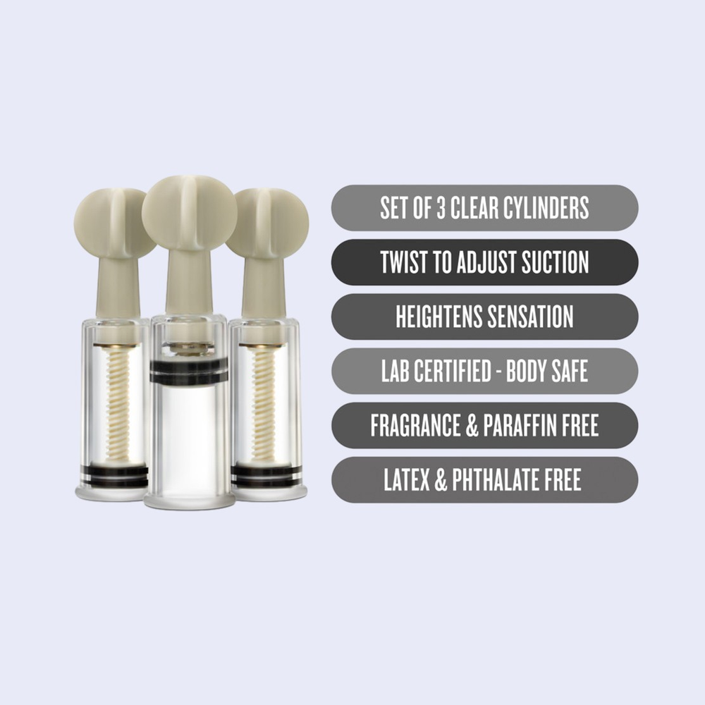 Temptasia Clit & Nipple Twist Suckers Set