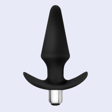 Luxe Discover Black Vibrating Anal Plug