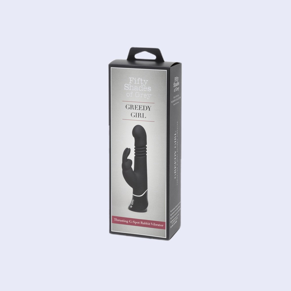 Fifty Shades Greedy Girl Thrusting G-Spot Rabbit Vibrator