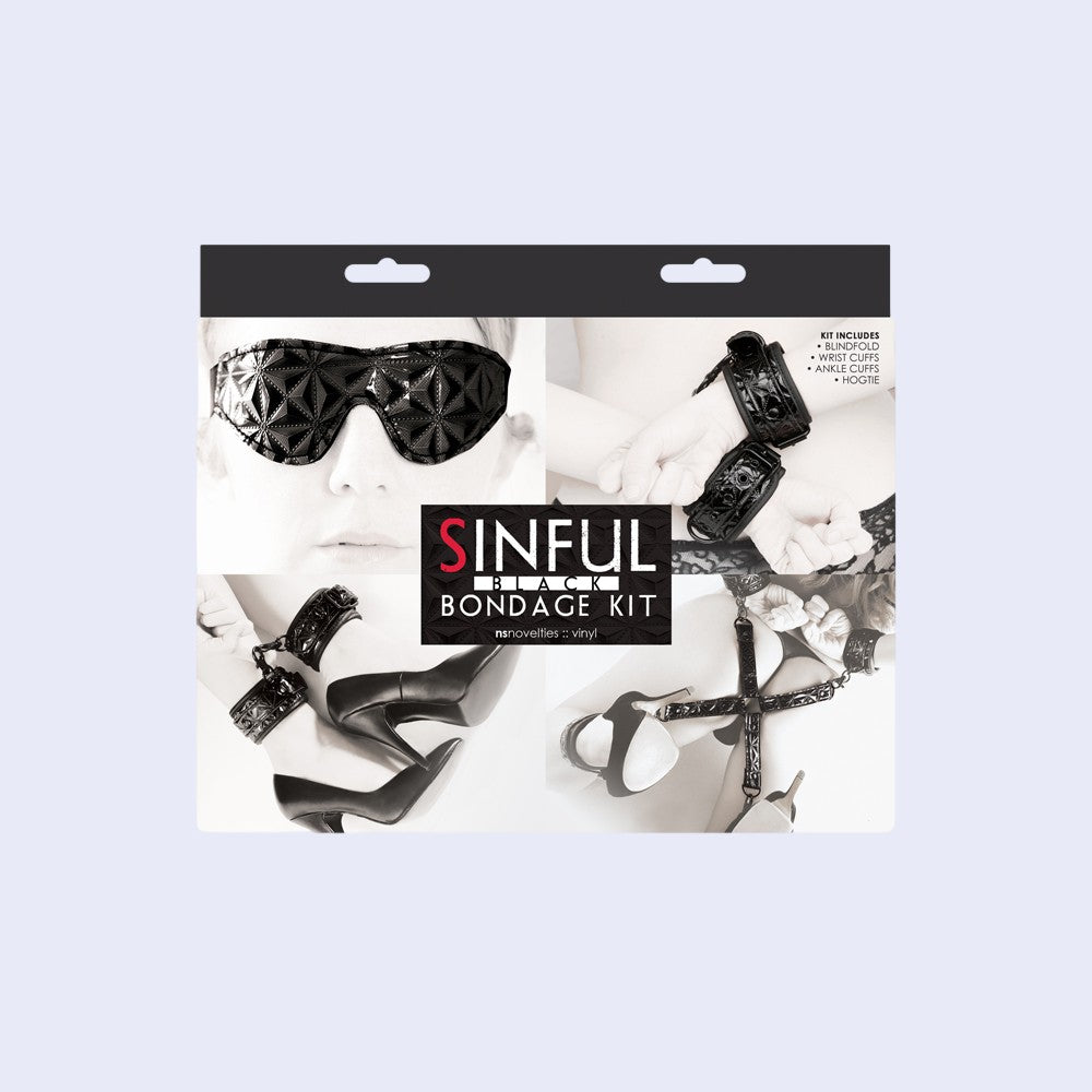NS Novelties Sinful Bondage Kit Restraint Set