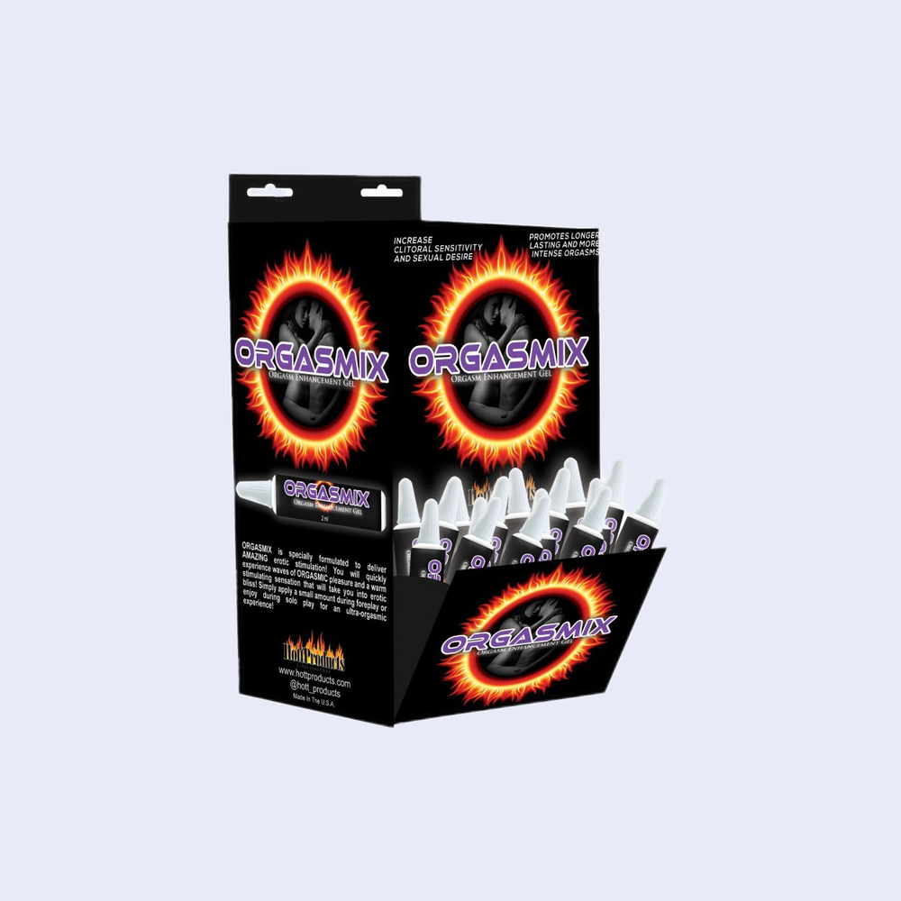 Orgasmix 2 ml Tubes Wall Mount Display