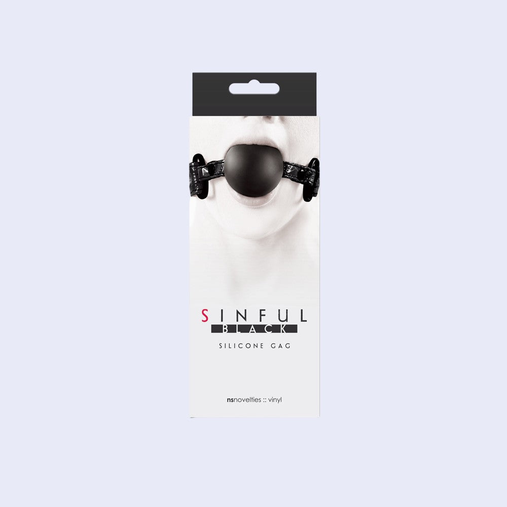 NS Novelties Sinful Soft Silicone Ball Gag