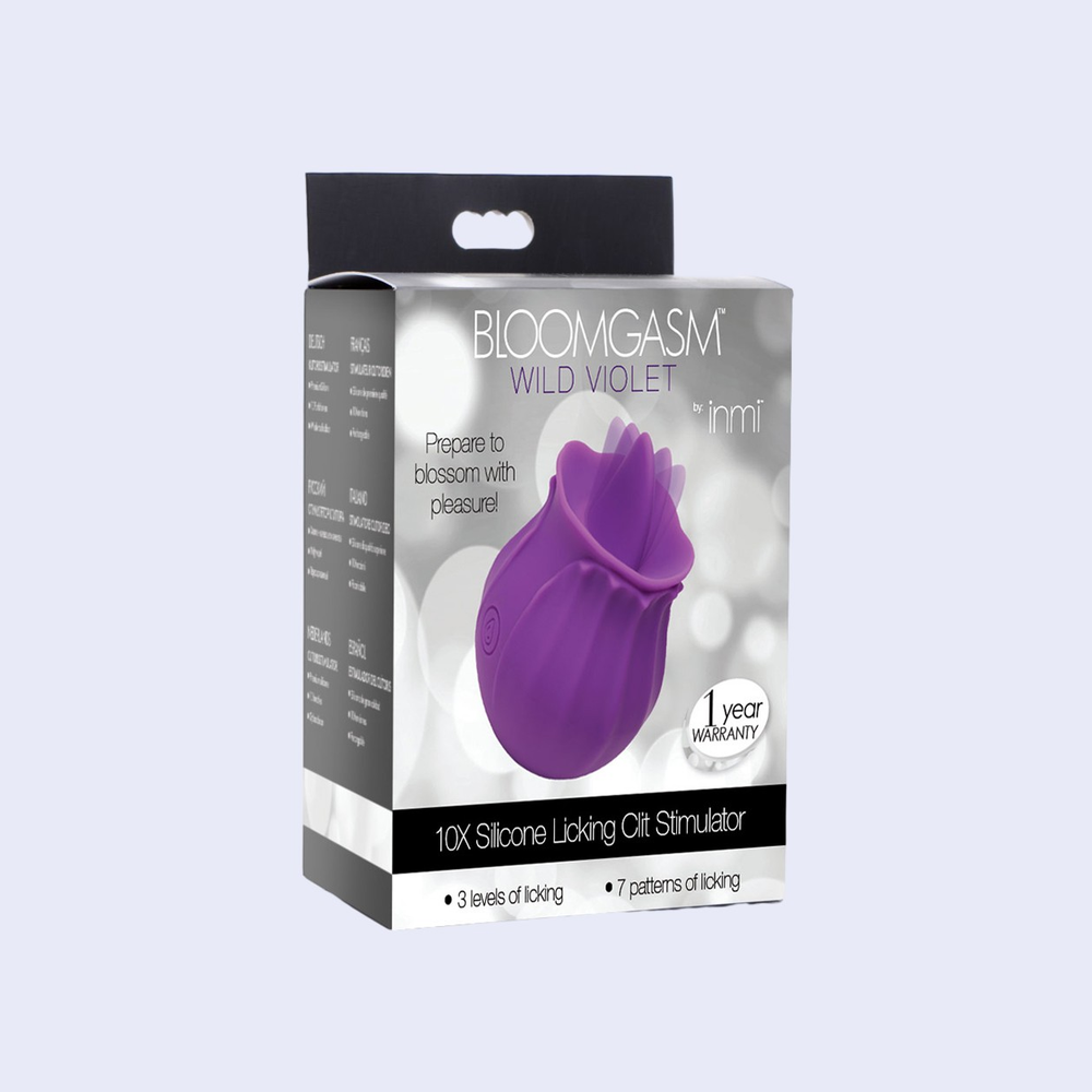 Bloomgasm Wild Violet Licking Stimulator