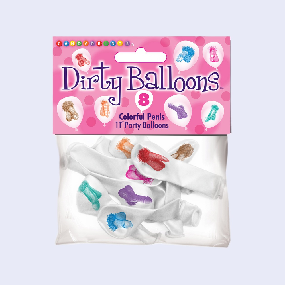 LITTLE GENIE Mini-Penis Latex Balloons (20 Pack)