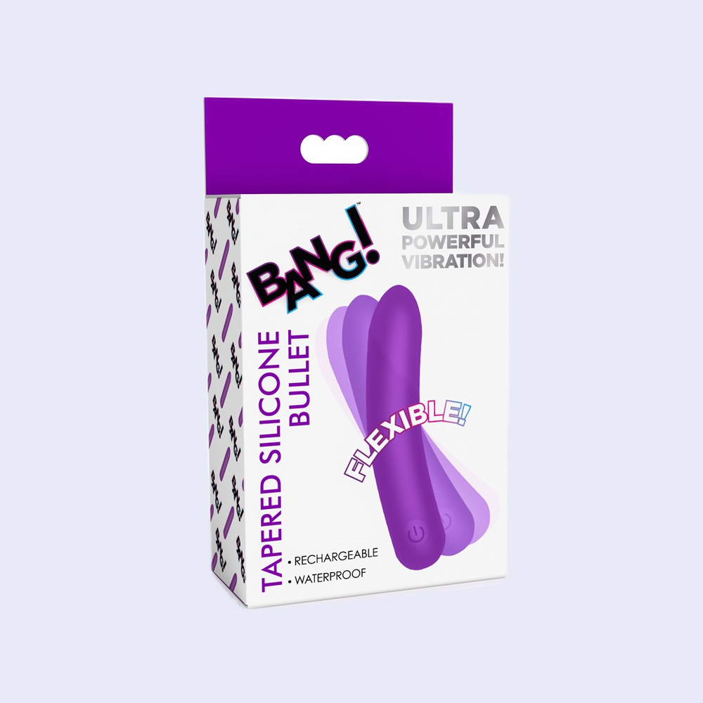 Bang! Tapered Flexible Silicone Bullet Vibrator