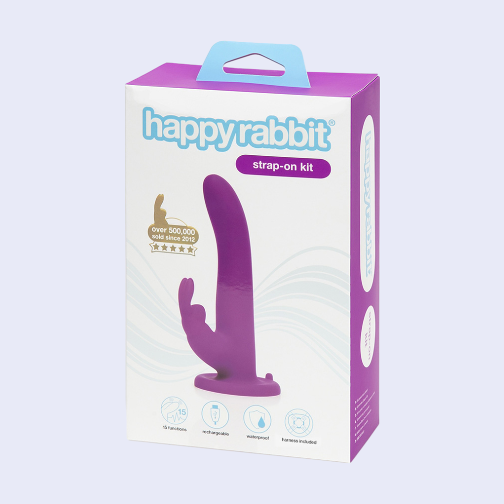 Happy Rabbit Vibrating Strap-On Harness Set - La Pepa