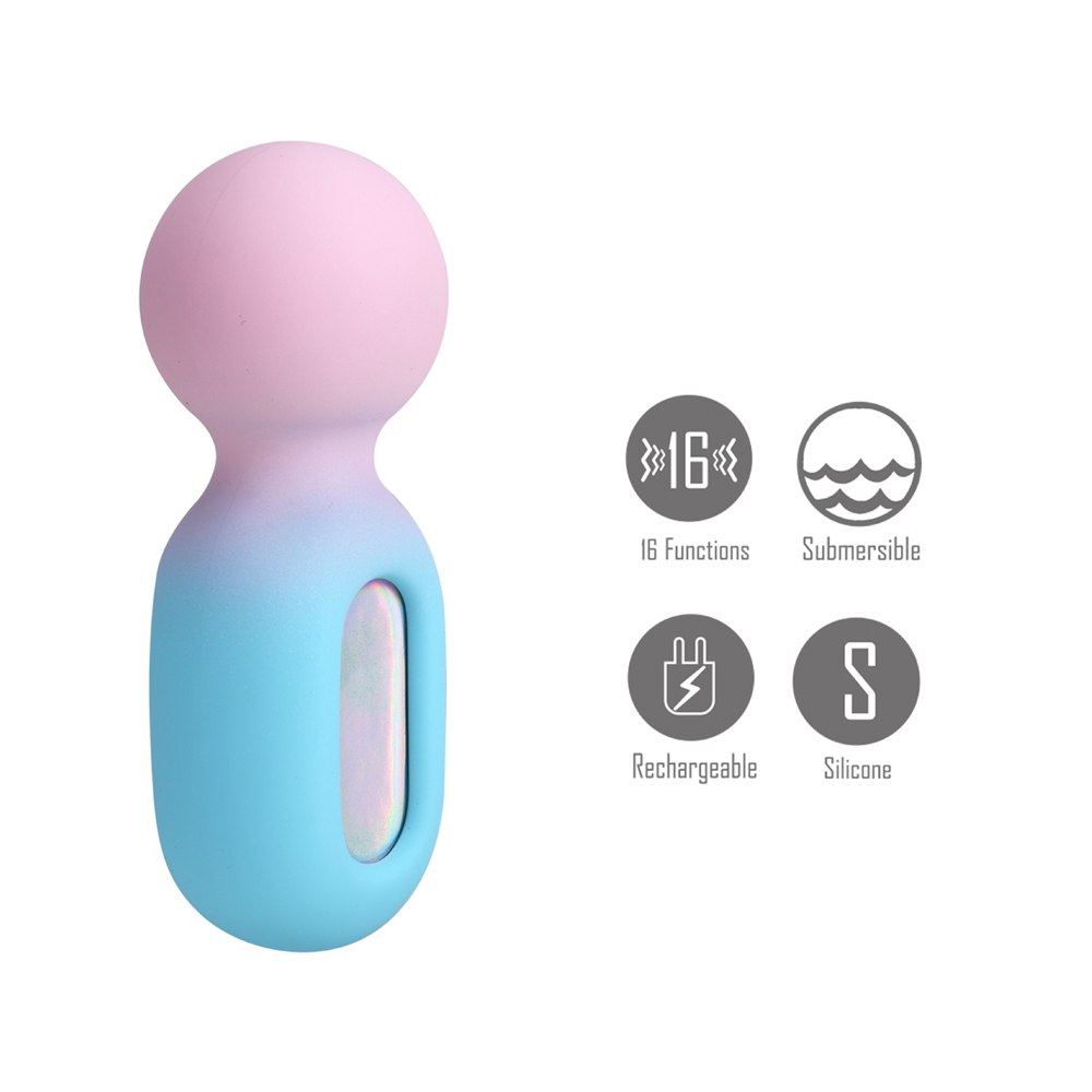 Maia Jazzy Mini Wand Vibrator - La Pepa