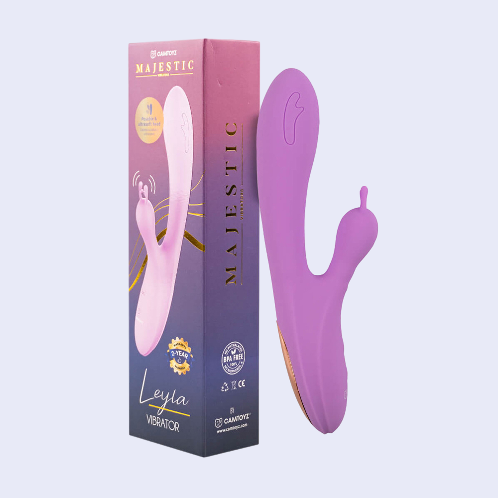 Majestic Leyla Dual Stimulation Rabbit Vibrator - La Pepa