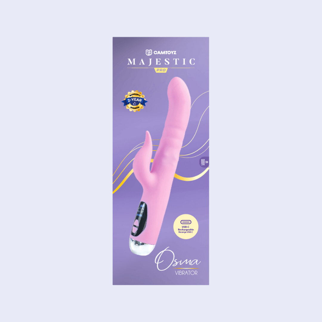 Majestic Pro Osma Thrusting Rabbit Vibrator - La Pepa