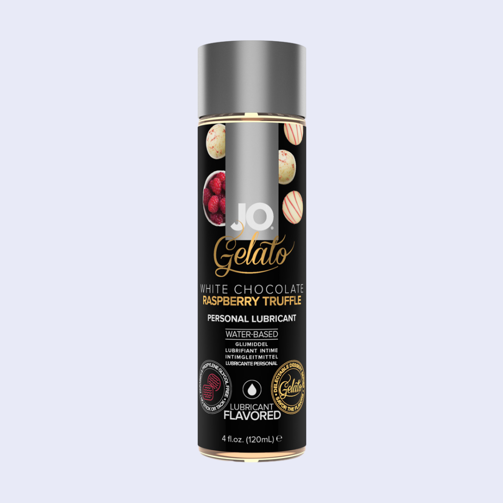 JO Gelato White Chocolate Raspberry Truffle Flavored Lubricant - La Pepa