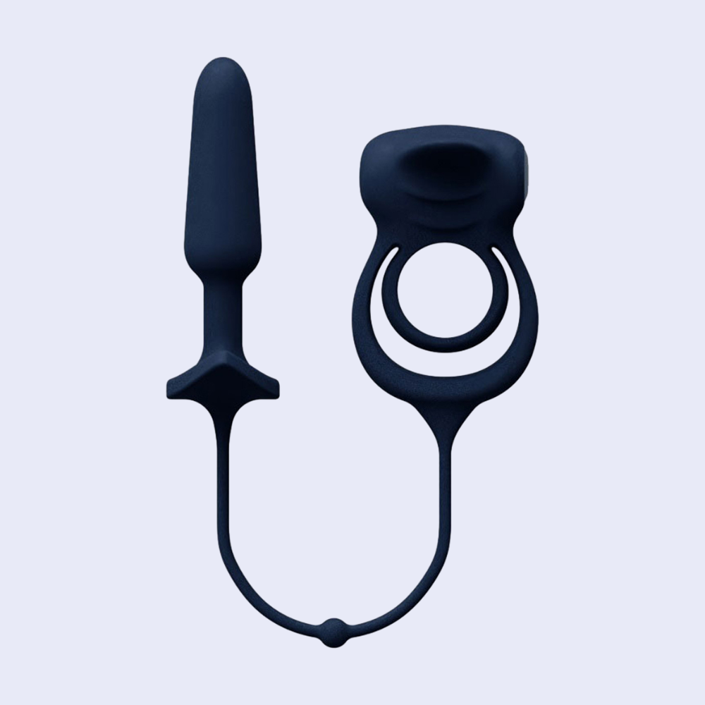 VeDO Humper Vibrating Dual Cock Ring with Plug - La Pepa