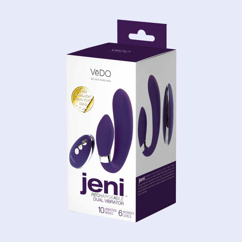 VeDO Jeni Dual Motor Rabbit Vibrator with Remote - La Pepa