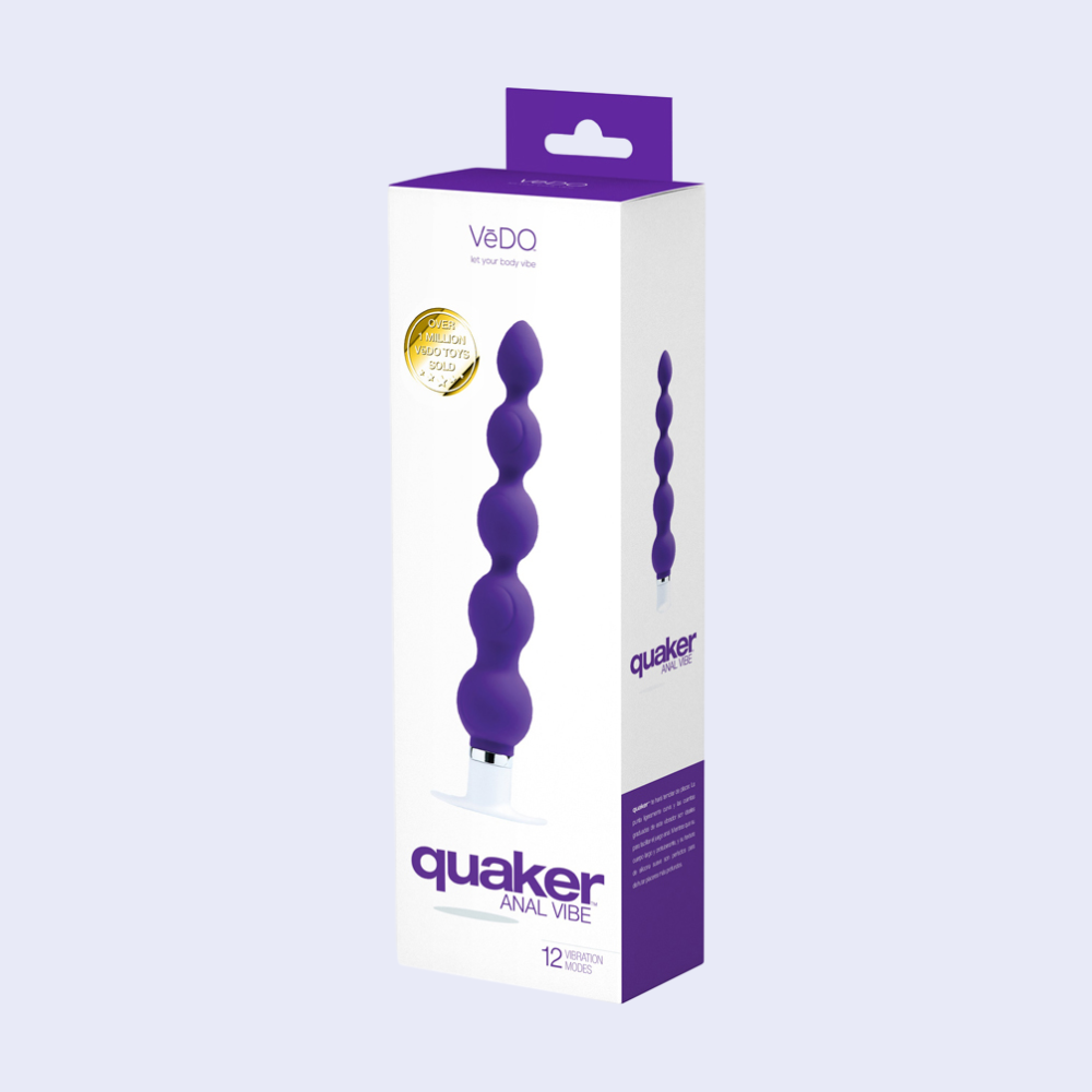 VeDO Quaker Beaded Anal Vibrator - La Pepa