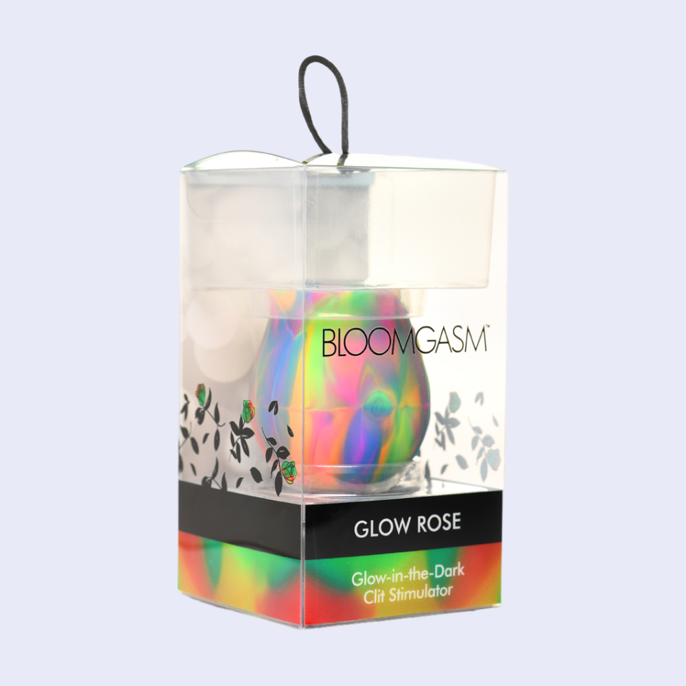 Bloomgasm Glow Rose Glow-in-the-Dark Clit Stimulator - La Pepa