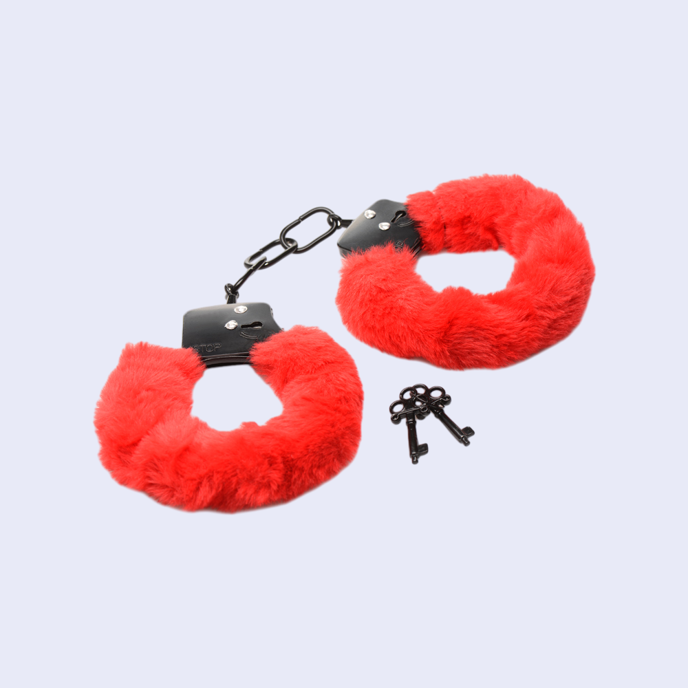 Master Series Cuffed in Fur Furry Handcuffs - La Pepa