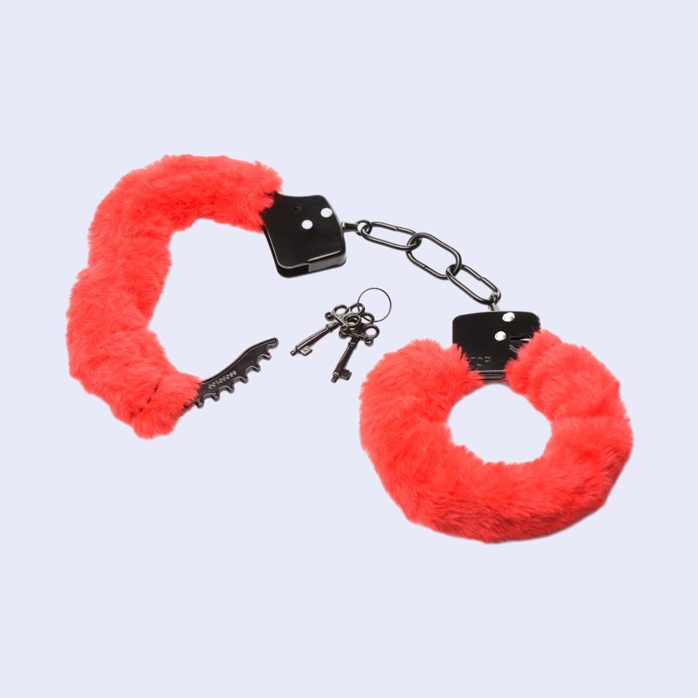 Master Series Cuffed in Fur Furry Handcuffs - La Pepa