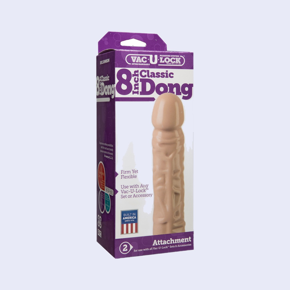 Vac-U-Lock 8" Classic Dong Attachment