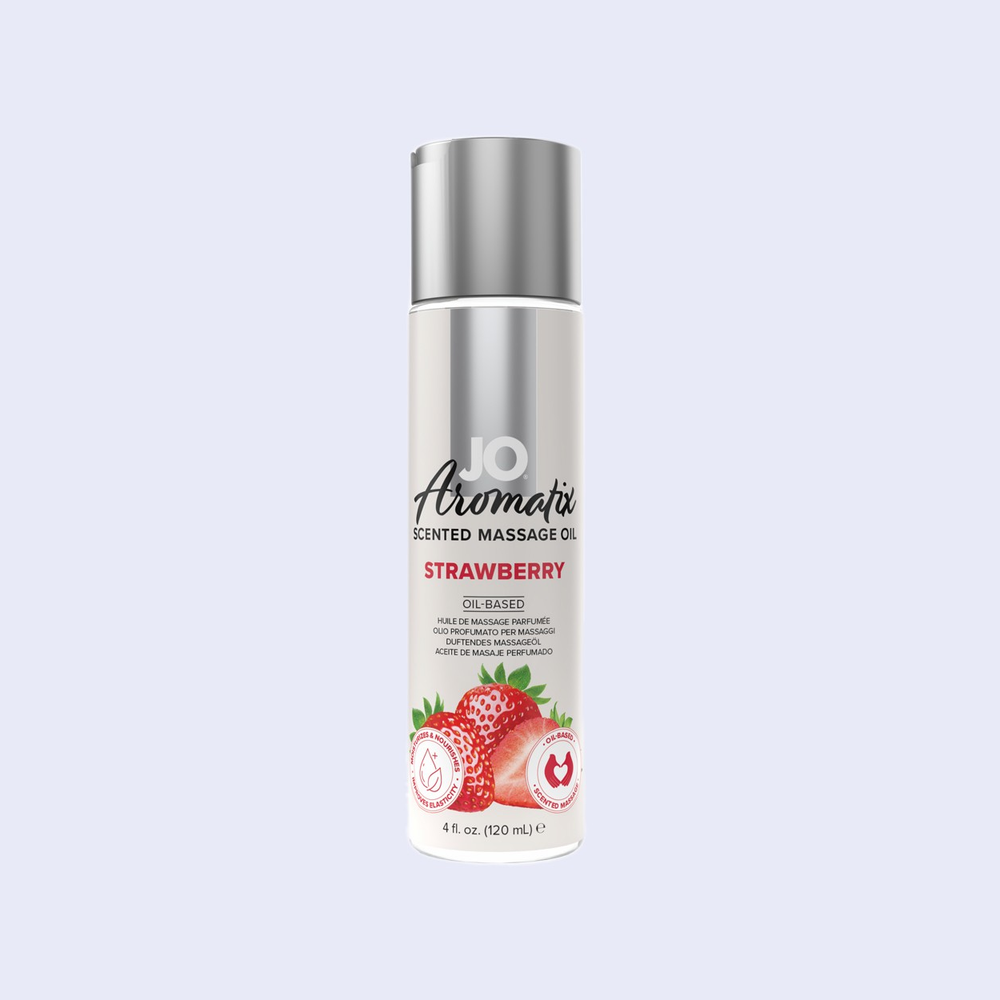 Jo Aromatix Strawberry Massage Oil 4 oz