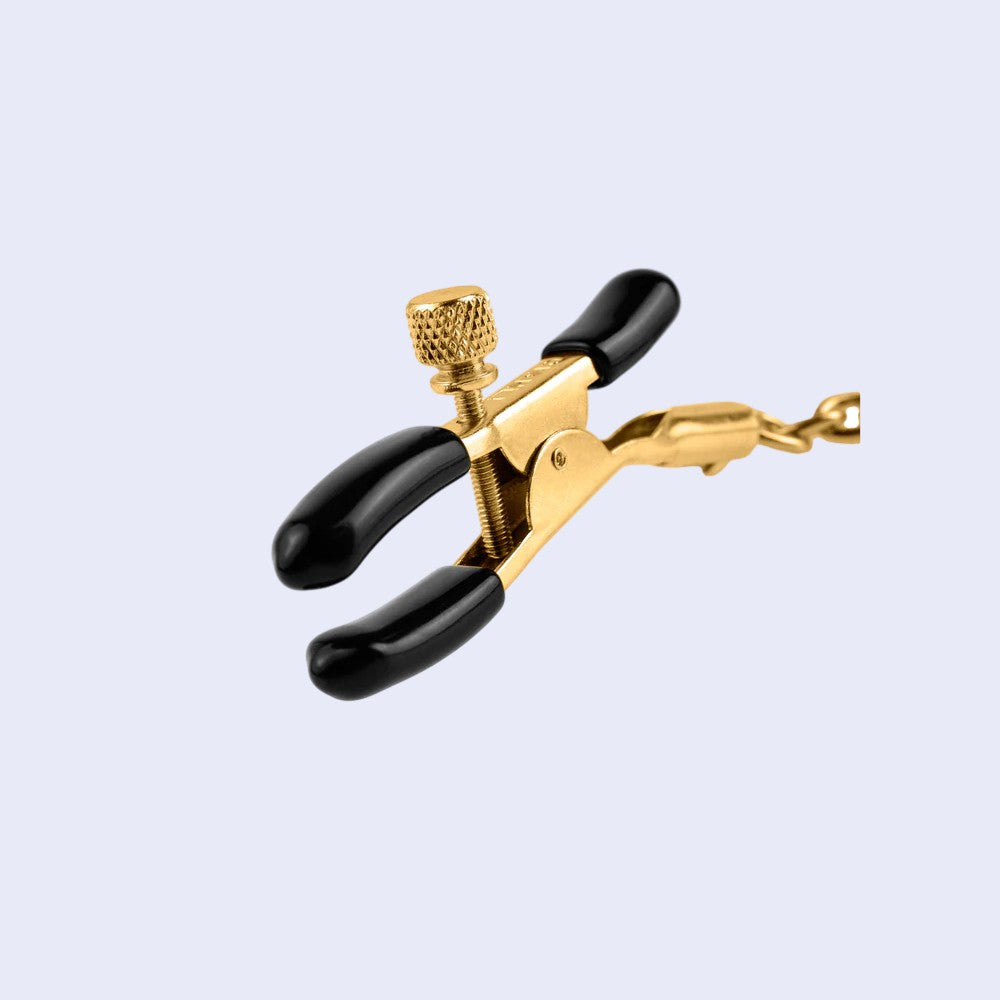 Pipedream Fetish Fantasy Gold Chain Nipple Clamps