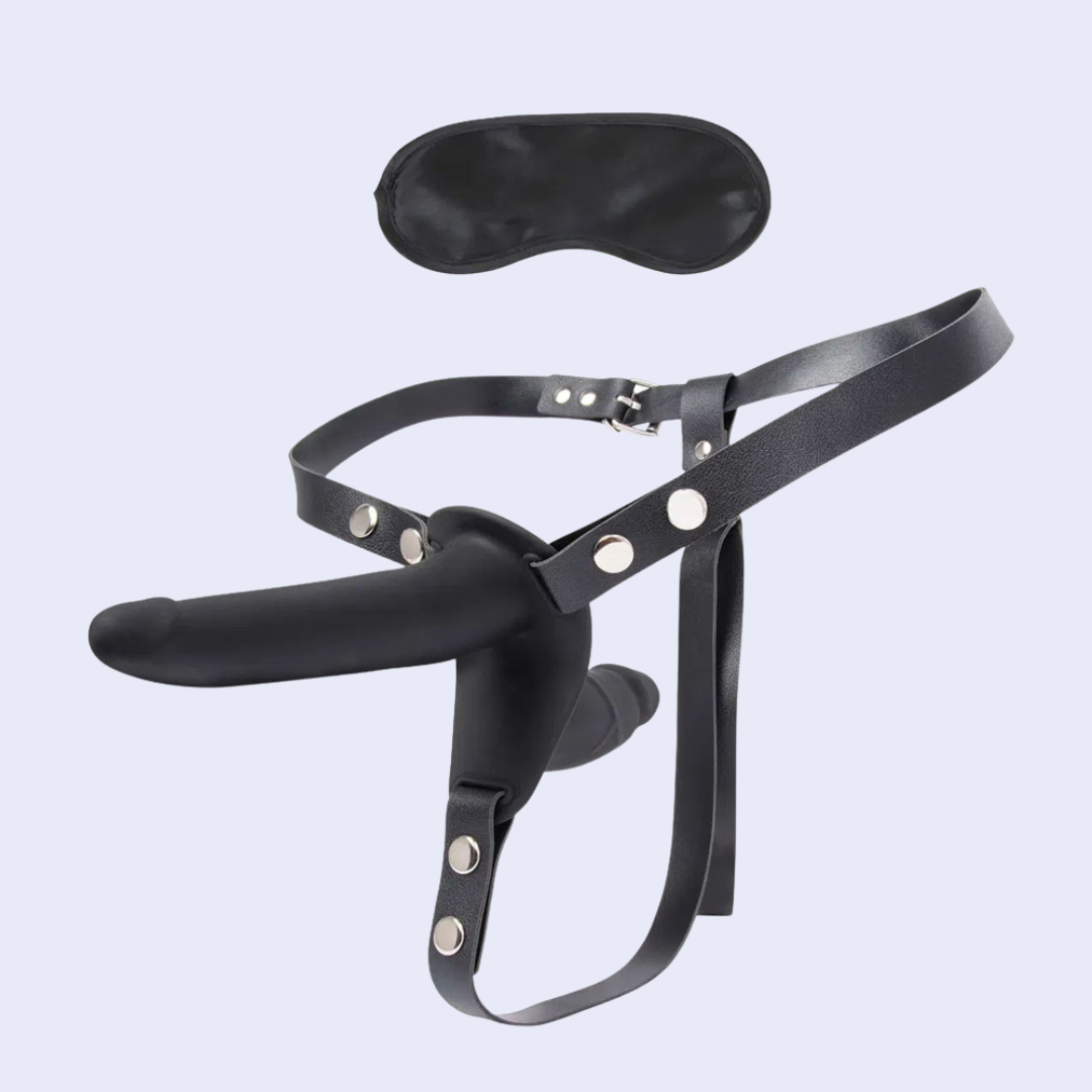 LUX FETISH Silicone Strap-On Harness Dildo