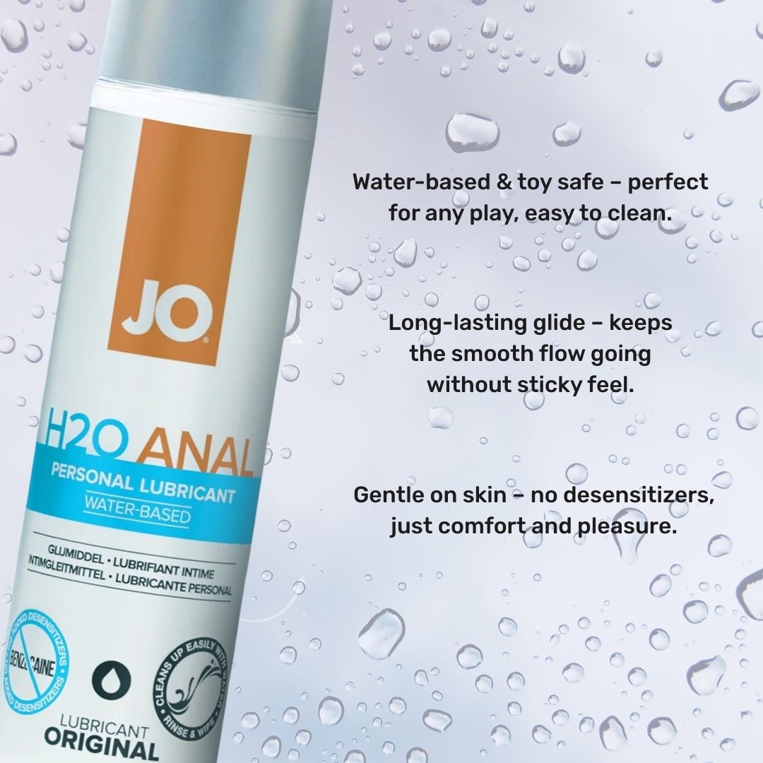 JO Anal H2O Lubricant Original - Silky Smooth Glide