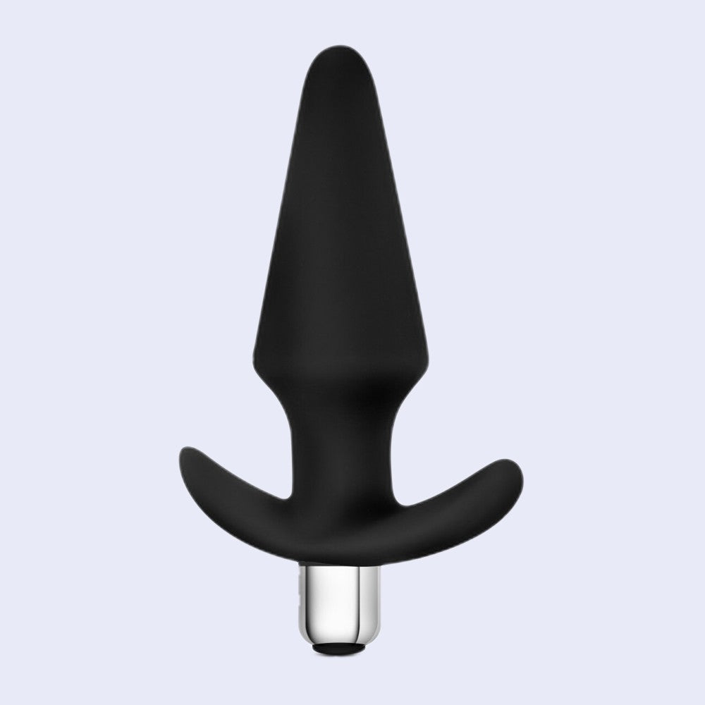 Luxe Discover Black Vibrating Anal Plug