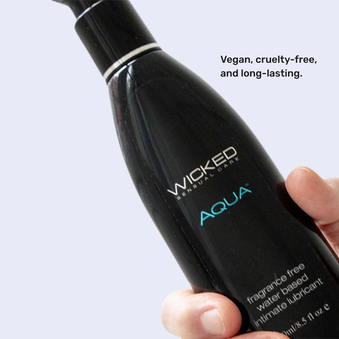 WICKED SENSUAL CARE Aqua Chill Waterbased Lube 2 oz