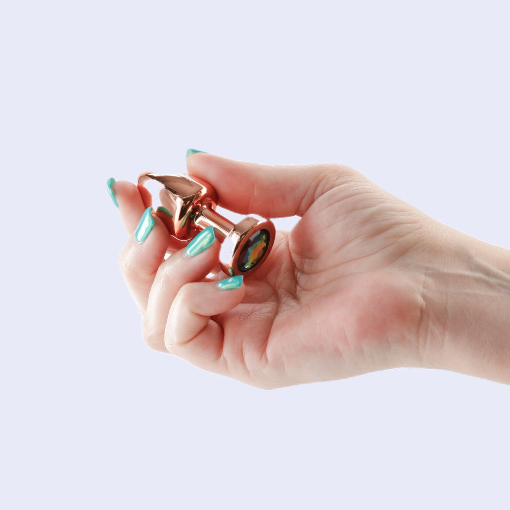 Rear Assets Petite Rainbow Anal Toy