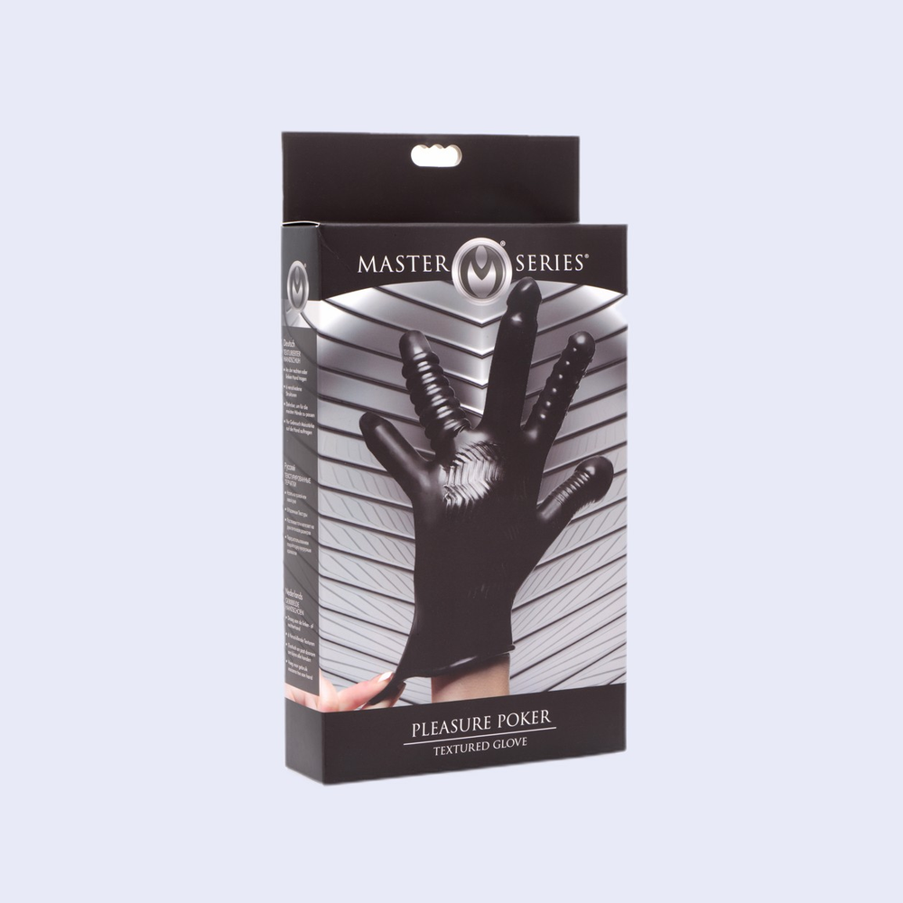 Master Series Pleasure Poker Textured Glove