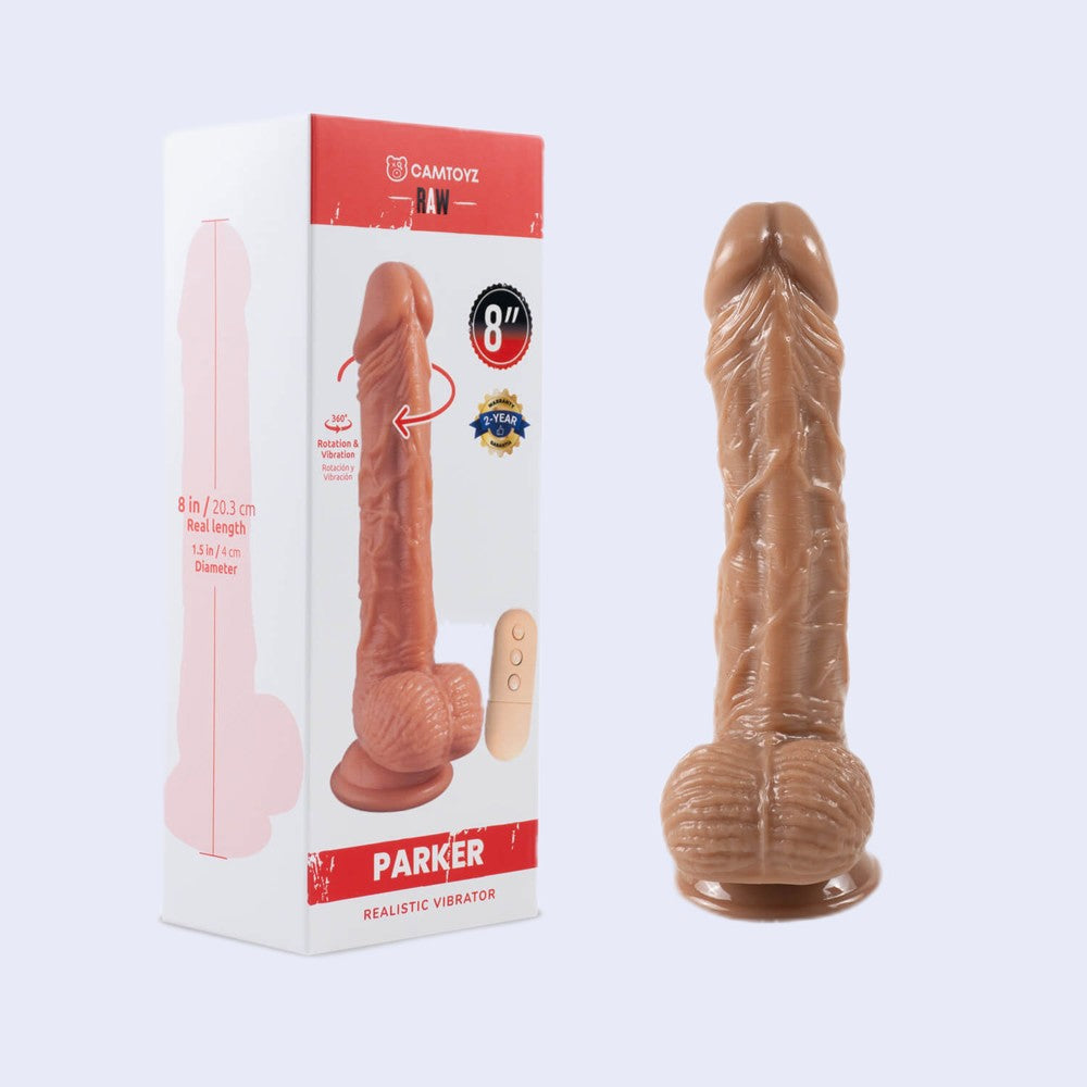 Raw Parker 8" Vibrating Dildo