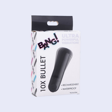 Bang! 10X Rechargeable Metallic Bullet Vibrator