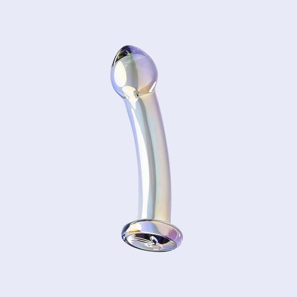 PLAYBOY Jewels King 6.43 Inch Glass Dildo