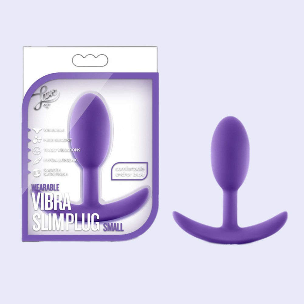 Luxe Wearable Vibra Slim Plug Small