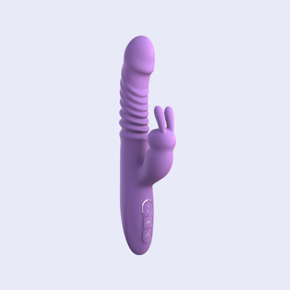 Fantasy For Her Thrusting Silicone Rabbit Vibrator