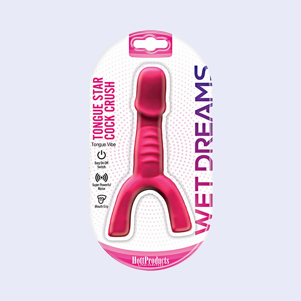 Tongue Star Cock Crush Vibe Pink