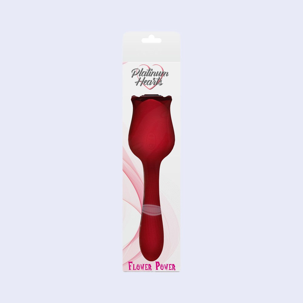 Platinum Hearts Flower Power Vibrator
